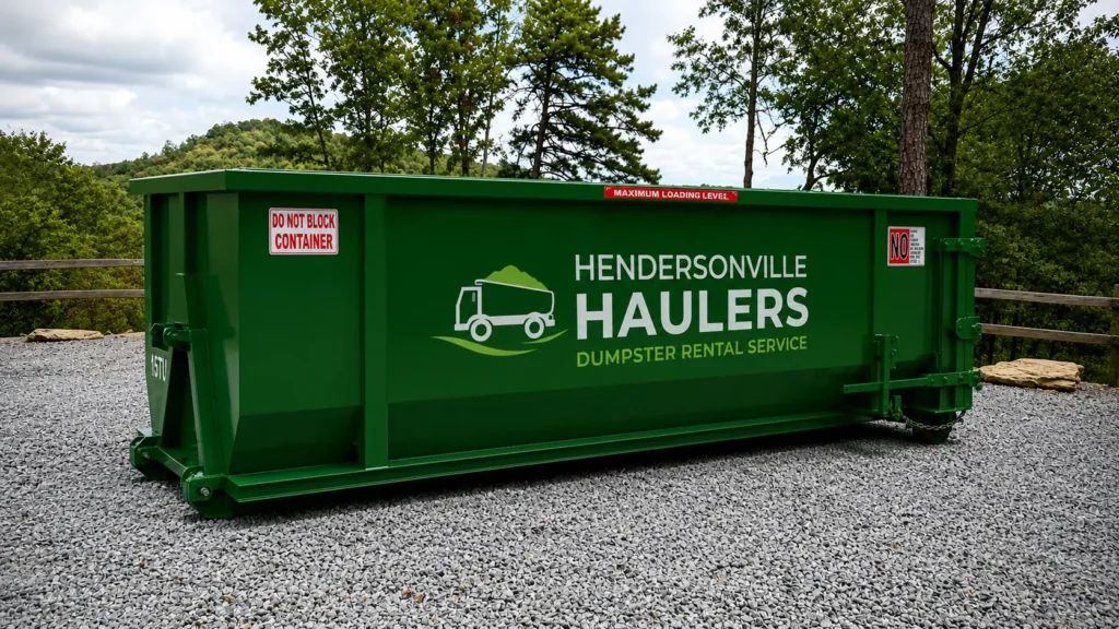 Contact Us For Dumpster Rental And junk Removal Services Hendersonville NC