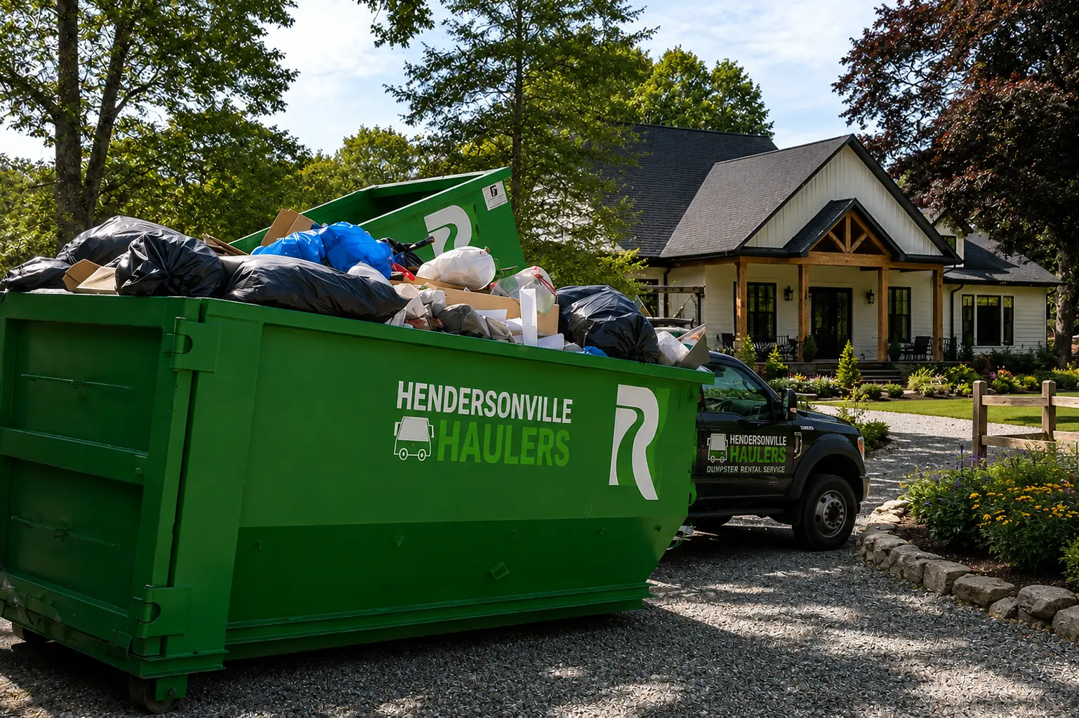 Why Choose 20-Yard Dumpsters From Hendersonville Haulers?